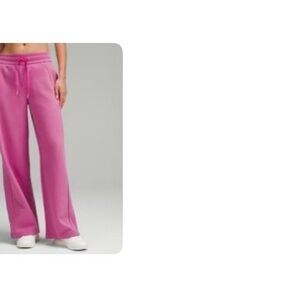 lululemon athletica scuba wide leg jogging  Pants